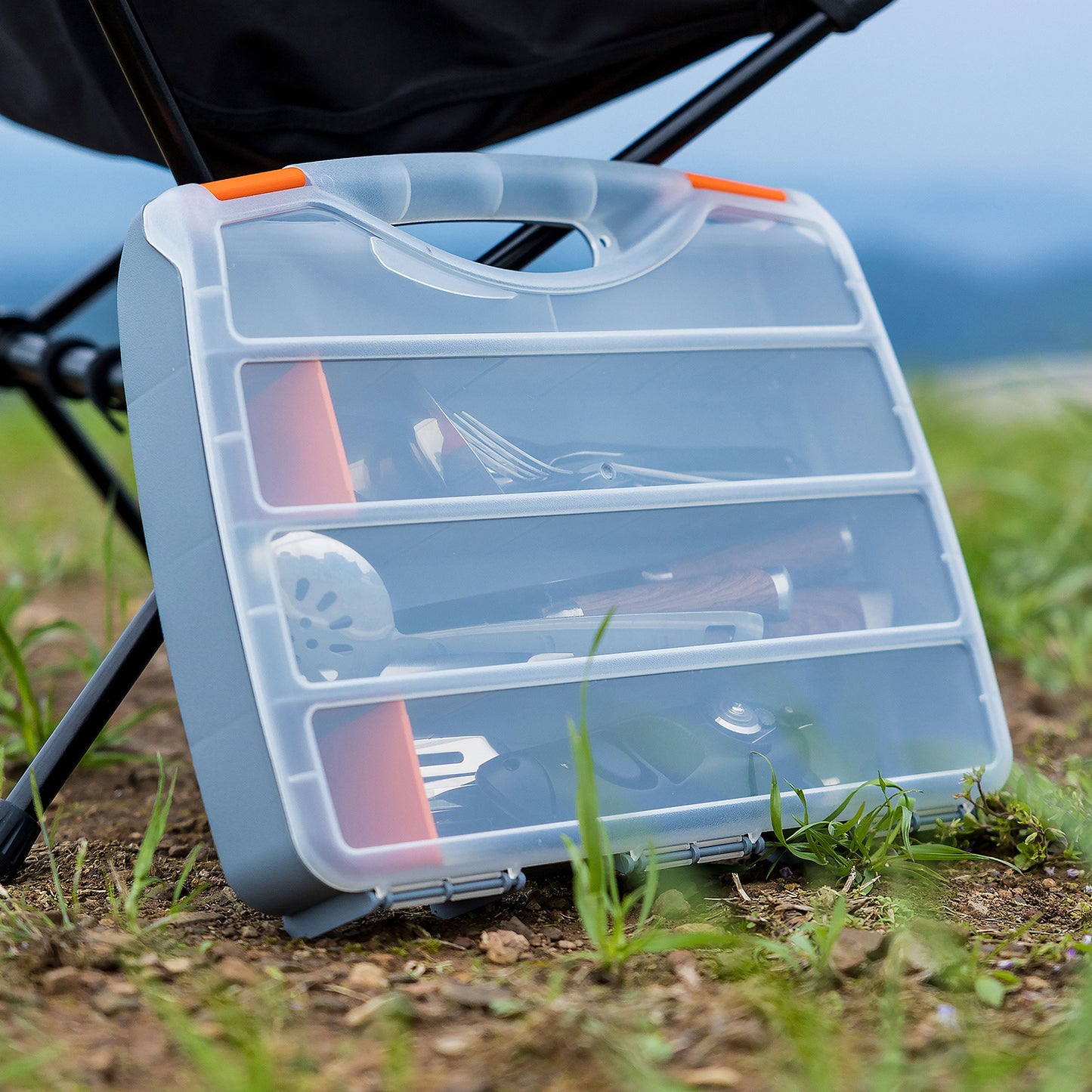 NPOT GEAR 13PCS Camp Kitchen Kit Box Set