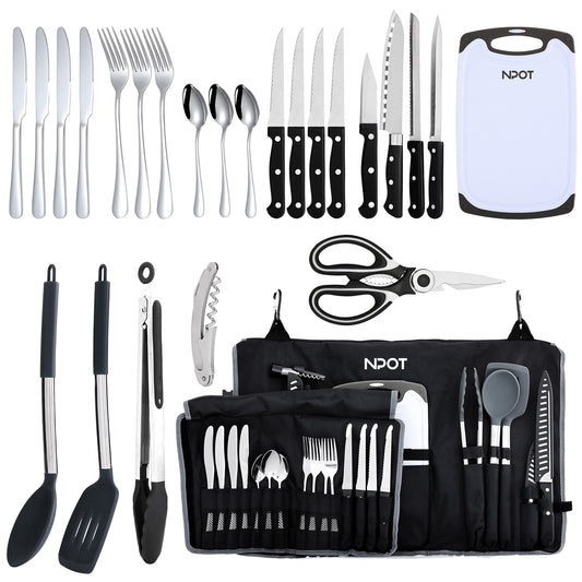 NPOT RV Camp Kitchen Tool Set 27PCS