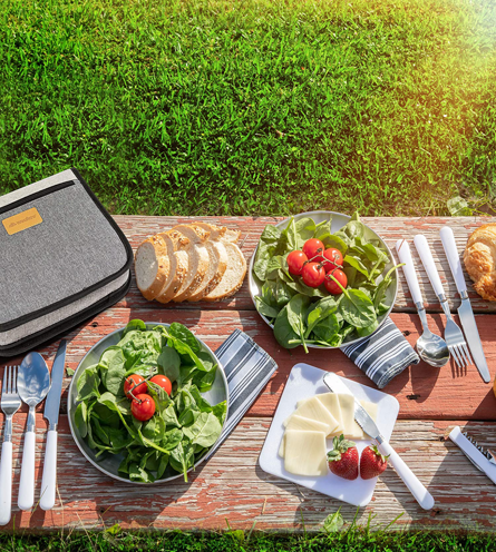 NPOT Camping Cutlery Organizer 24PCS