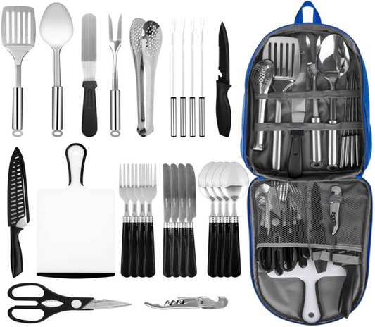 NPOT Camp Kitchen Utensil Set 27PCS