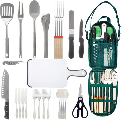 NPOT Camp Kitchen Utensil Set 31PCS