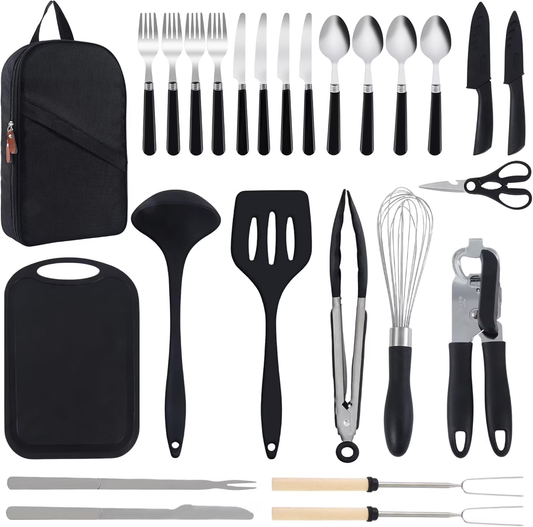 Camping Essentials Cooking Utensils Set 26PCS