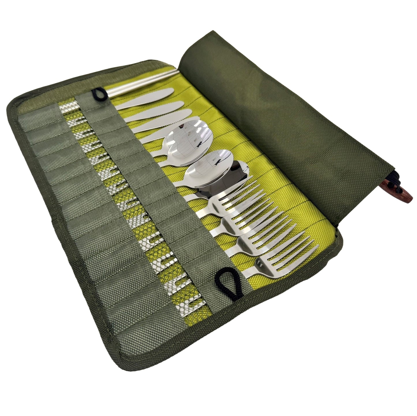 NPOT Camping Cutlery Organizer 13PCS