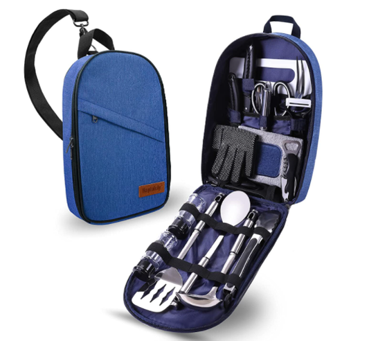 NPOT Camp Kitchen Utensil Organizer Set 24PCS