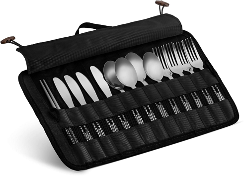 NPOT Camping Cutlery Organizer 13PCS