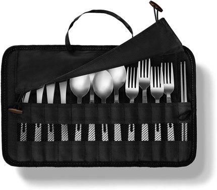NPOT Camping Cutlery Organizer 13PCS