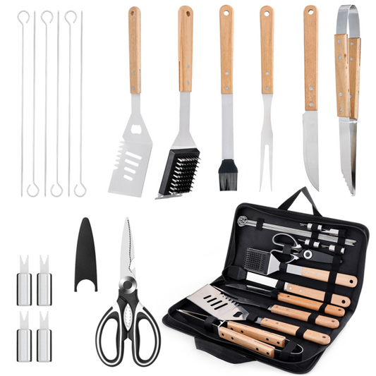 NPOT Gear BBQ Grill Tools Set 18pcs