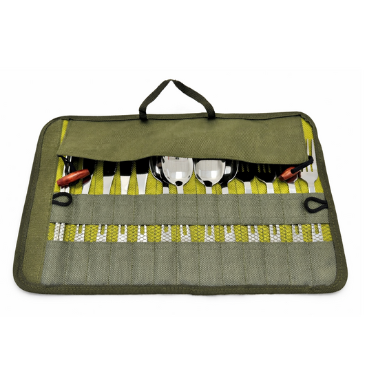 NPOT Camping Cutlery Organizer 13PCS