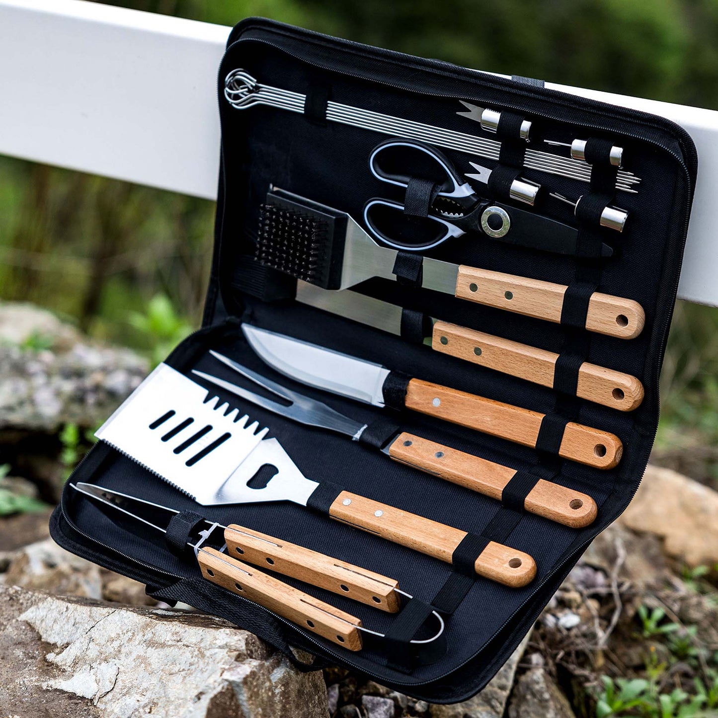 NPOT Gear BBQ Grill Tools Set 18pcs