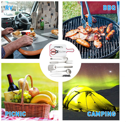 NPOT Backpacking Camp Kitchen Utensil 10PCS